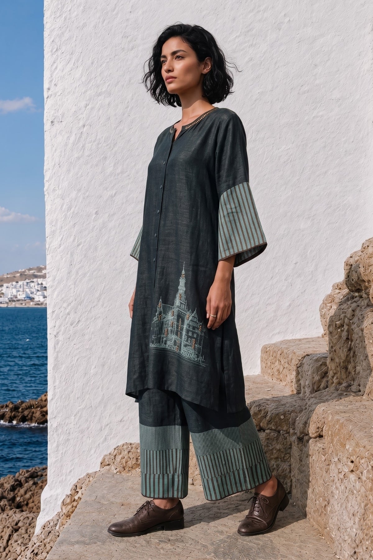 Bottle Green Co Ord Set