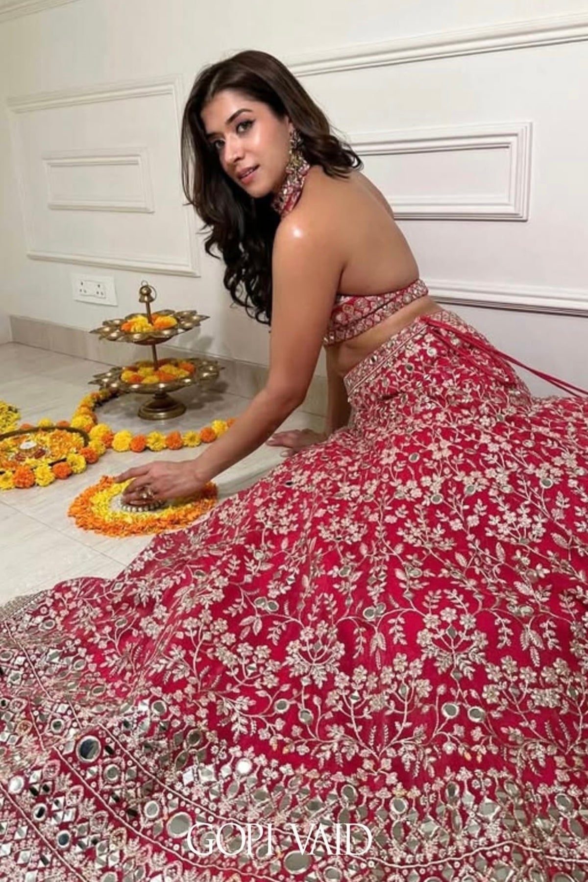 Sukhmani in Laanya Lehenga Set