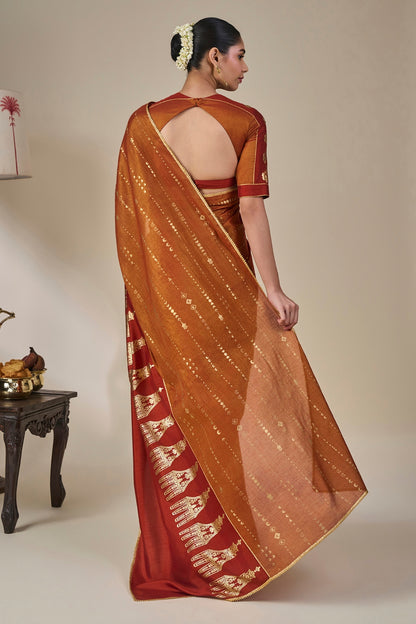 Rust The Heirloom Saree