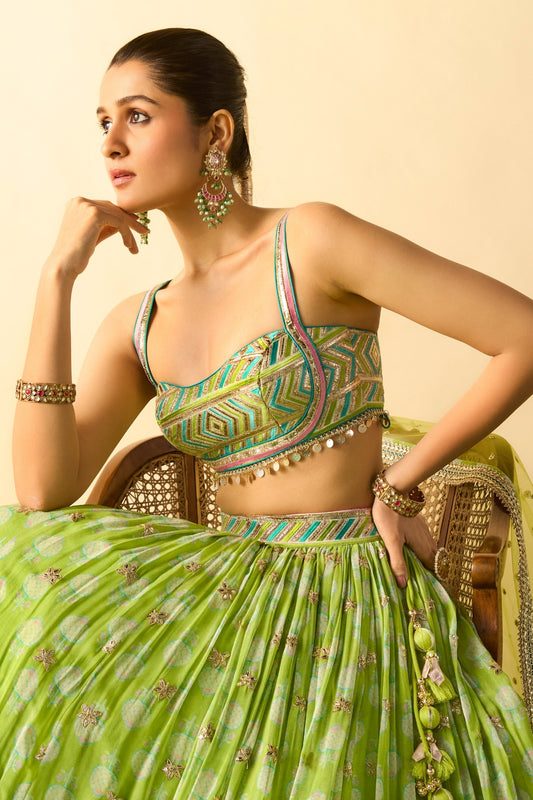 Mannat lehenga set