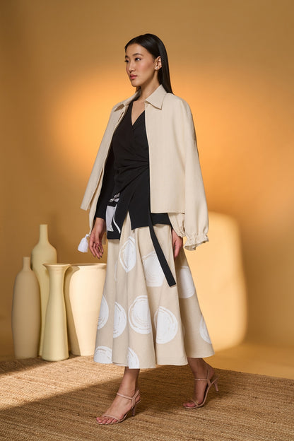 Midnight Stag Skirt Set