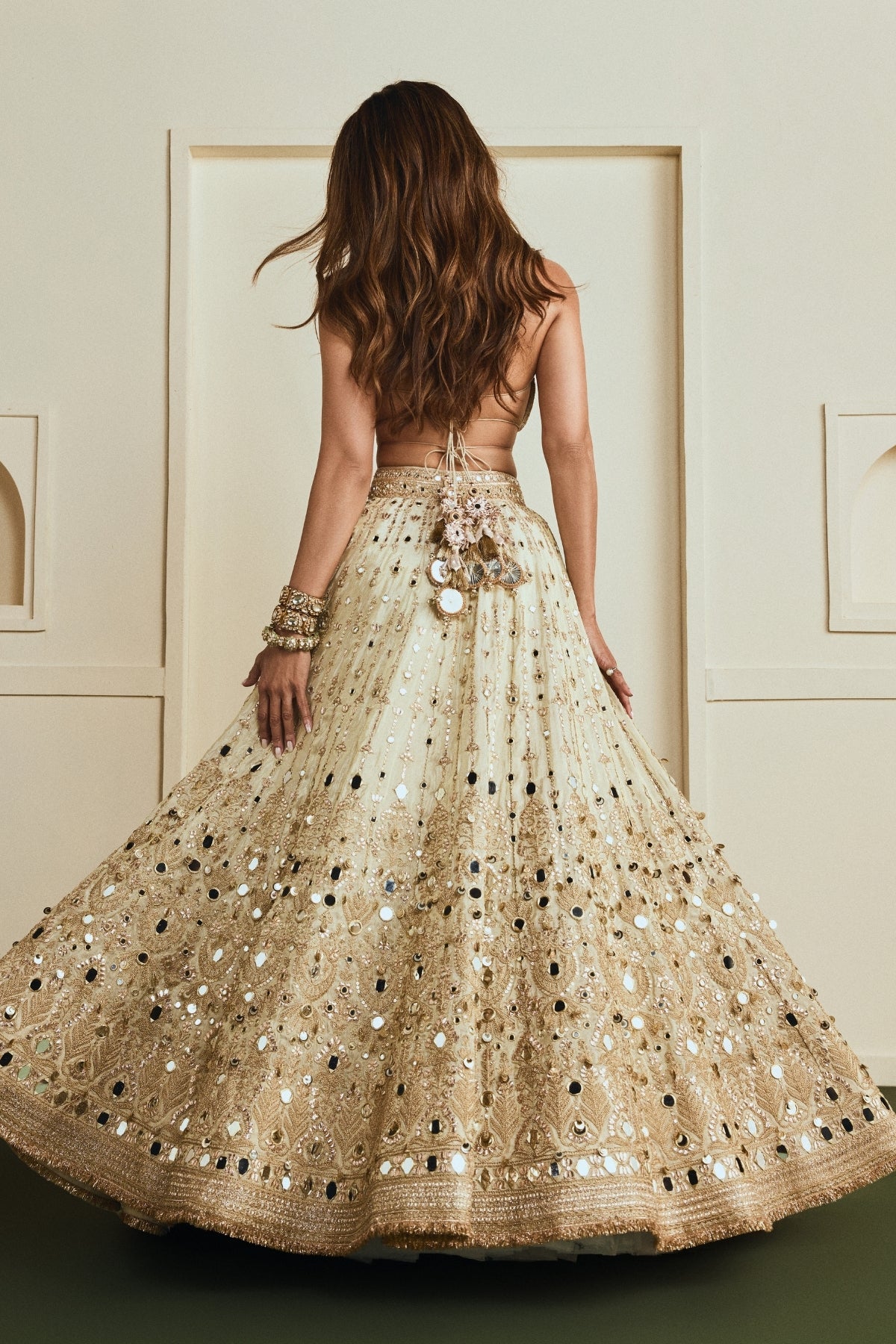 Shilpa Shetty In Saanjh Lehenga Set
