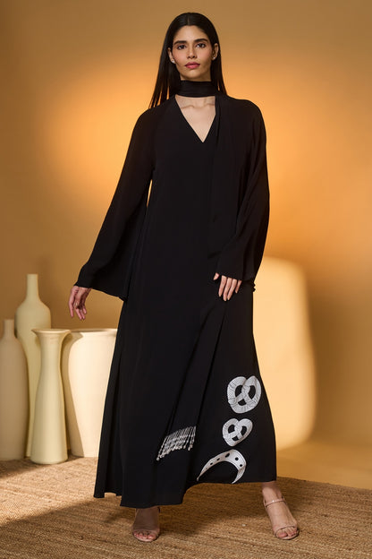 Black Midnight Snack Kaftan