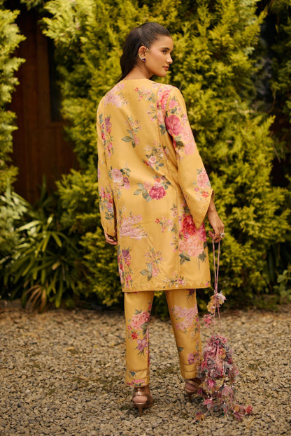 YELLOW FLORAL PRINT