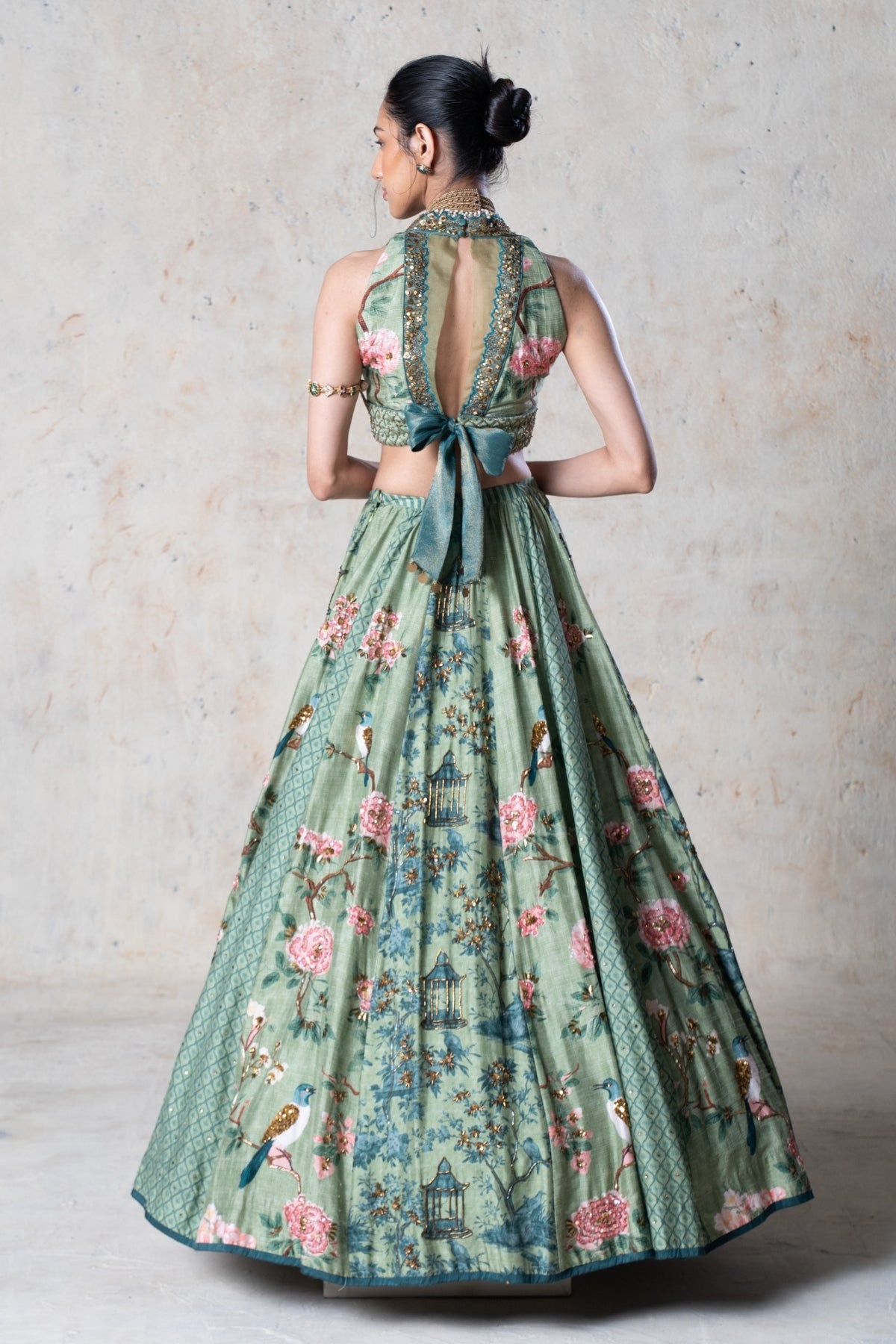 Emerald symphony Lehenga Set