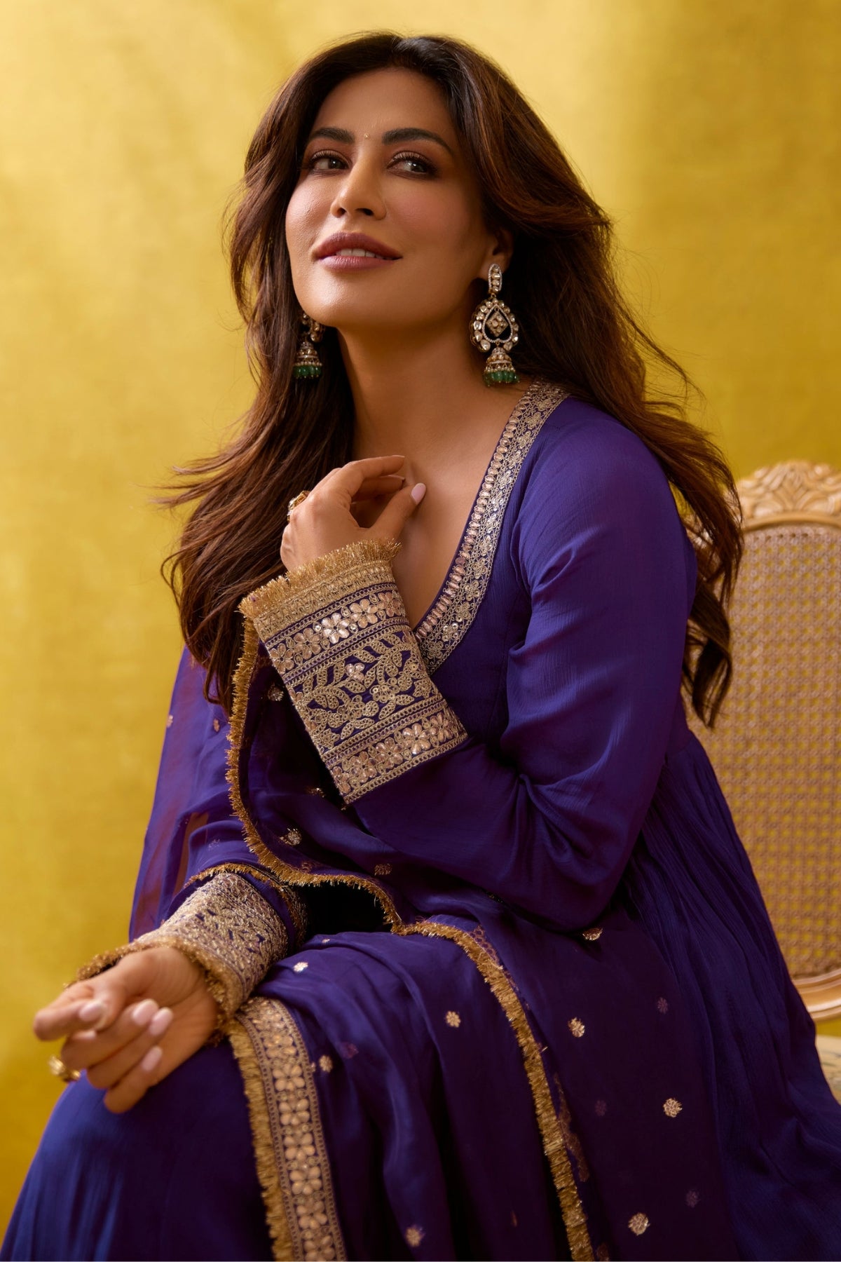 Chitrangda Anarkali Set