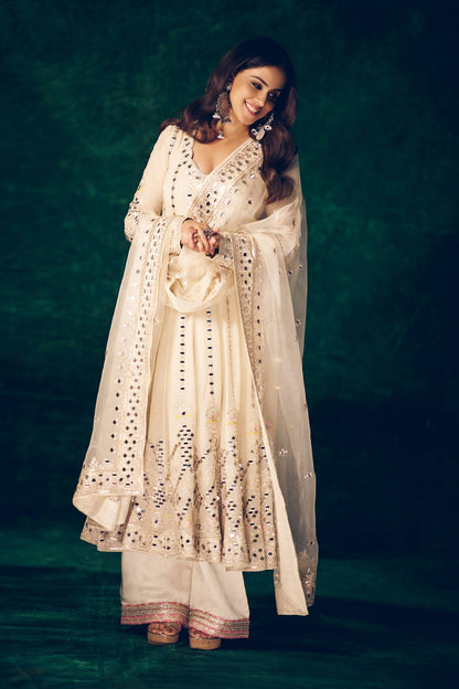 Genelia in Cheshtha Anarkali Set