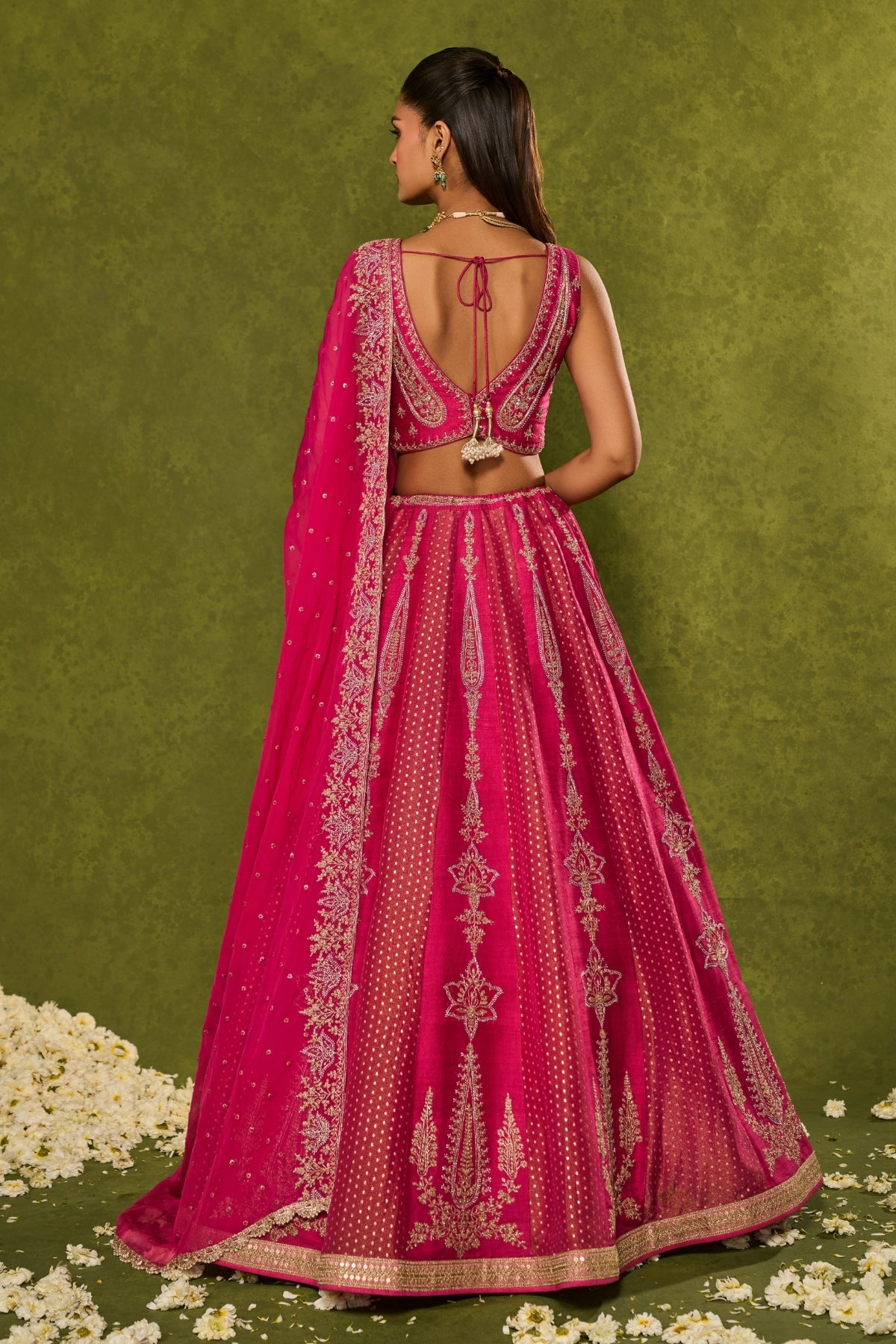 AMBI BROCADE LEHENGA