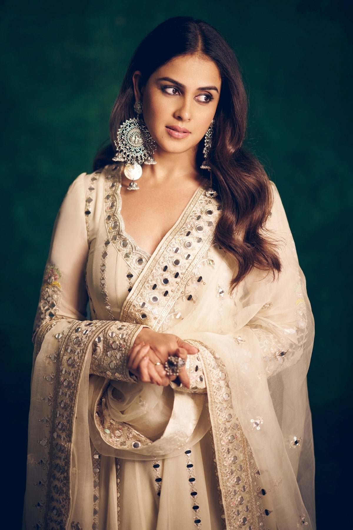 Genelia in Cheshtha Anarkali Set