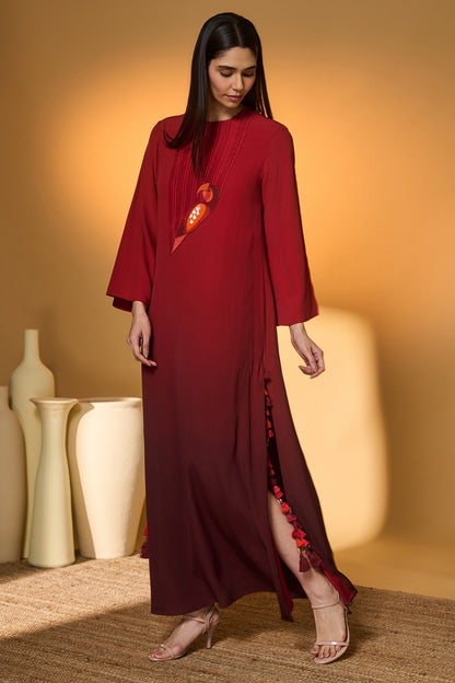 Scarletwing Flock Kaftan