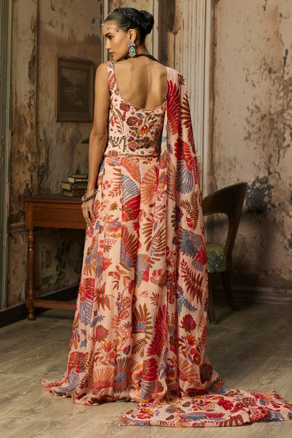 BLUSH PINK PRINTED AND HIGHLIGHTED CO-ORD SET