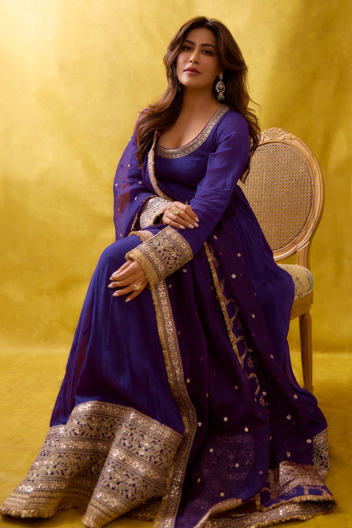 Chitrangda Anarkali Set