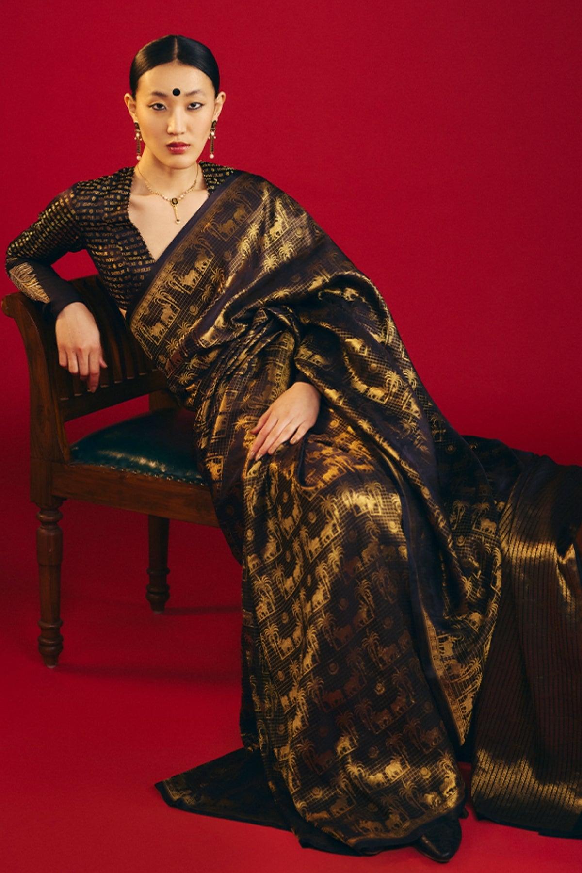 Soorma Chaand Chaukor Saree