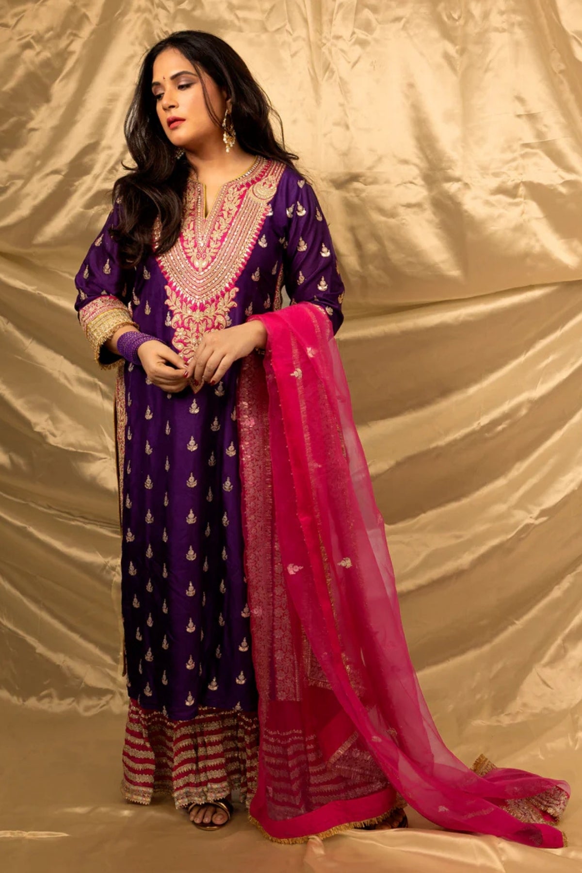 Richa Chadda in Fitoor Sharara Set