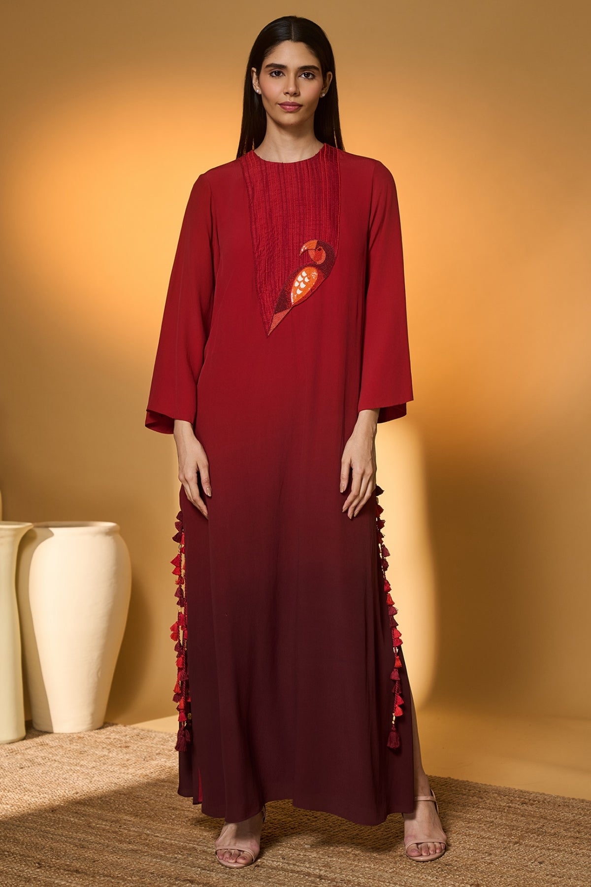 Scarletwing Flock Kaftan