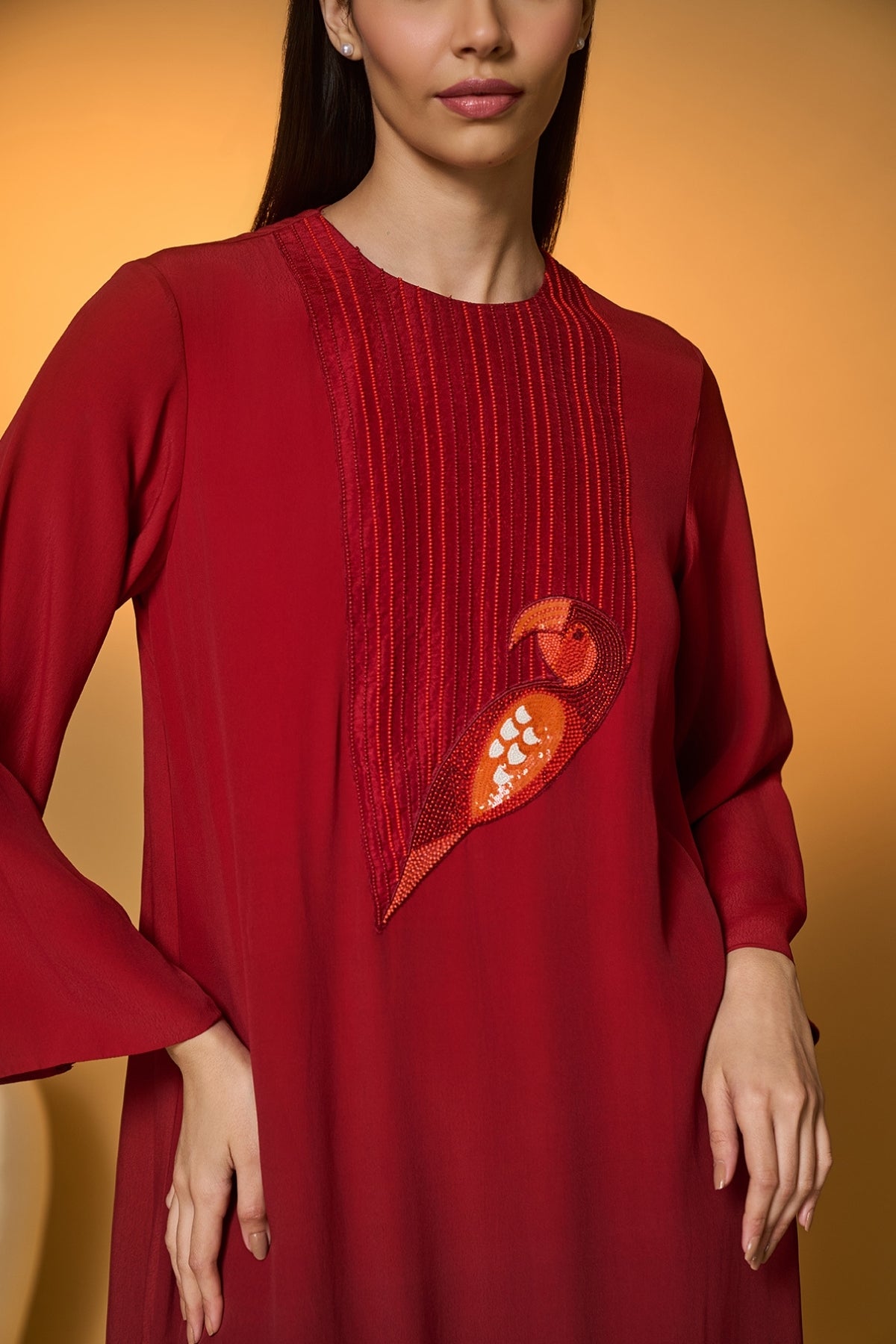 Scarletwing Flock Kaftan