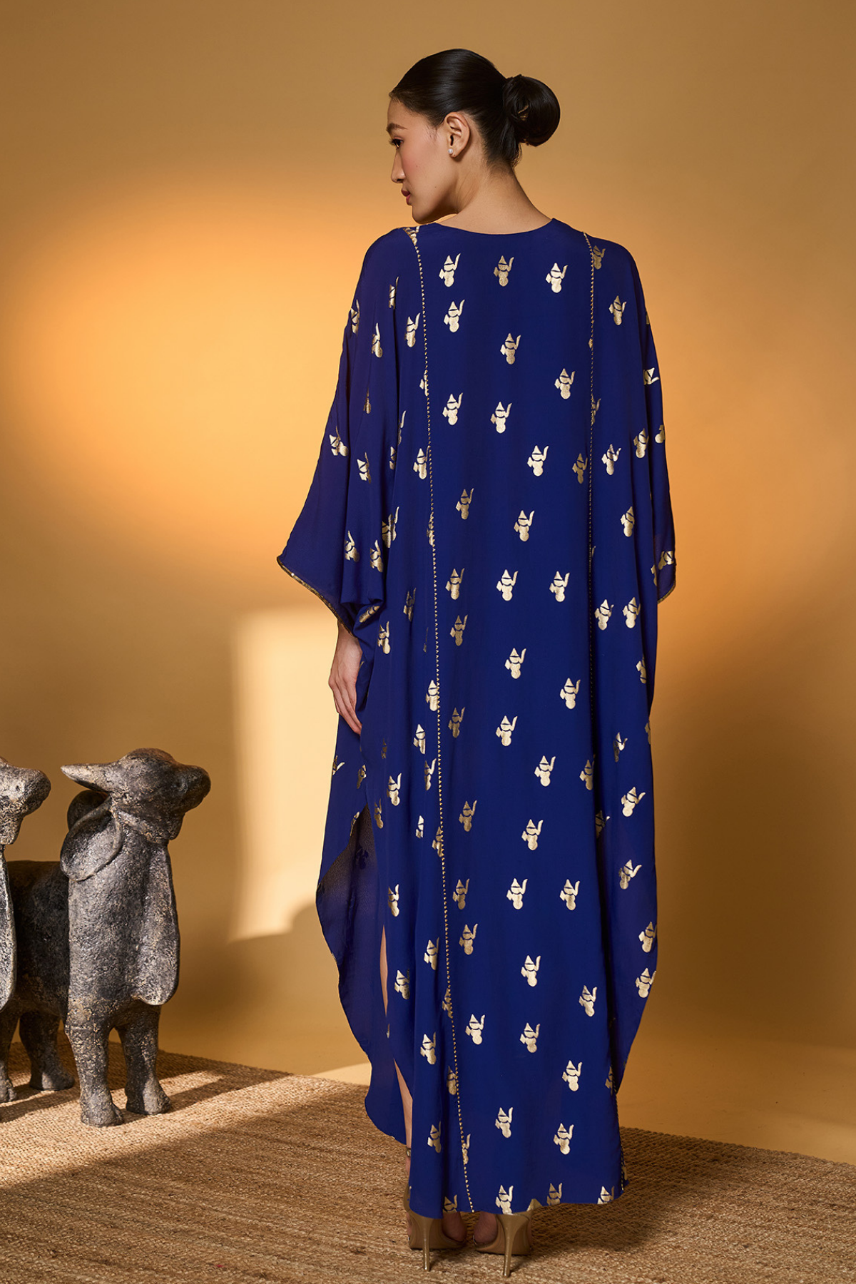 Electric Blue All Charms Kaftan