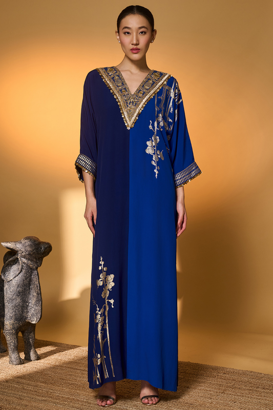 Blue Moonlight Melody Kaftan