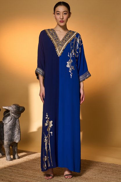Blue Moonlight Melody Kaftan