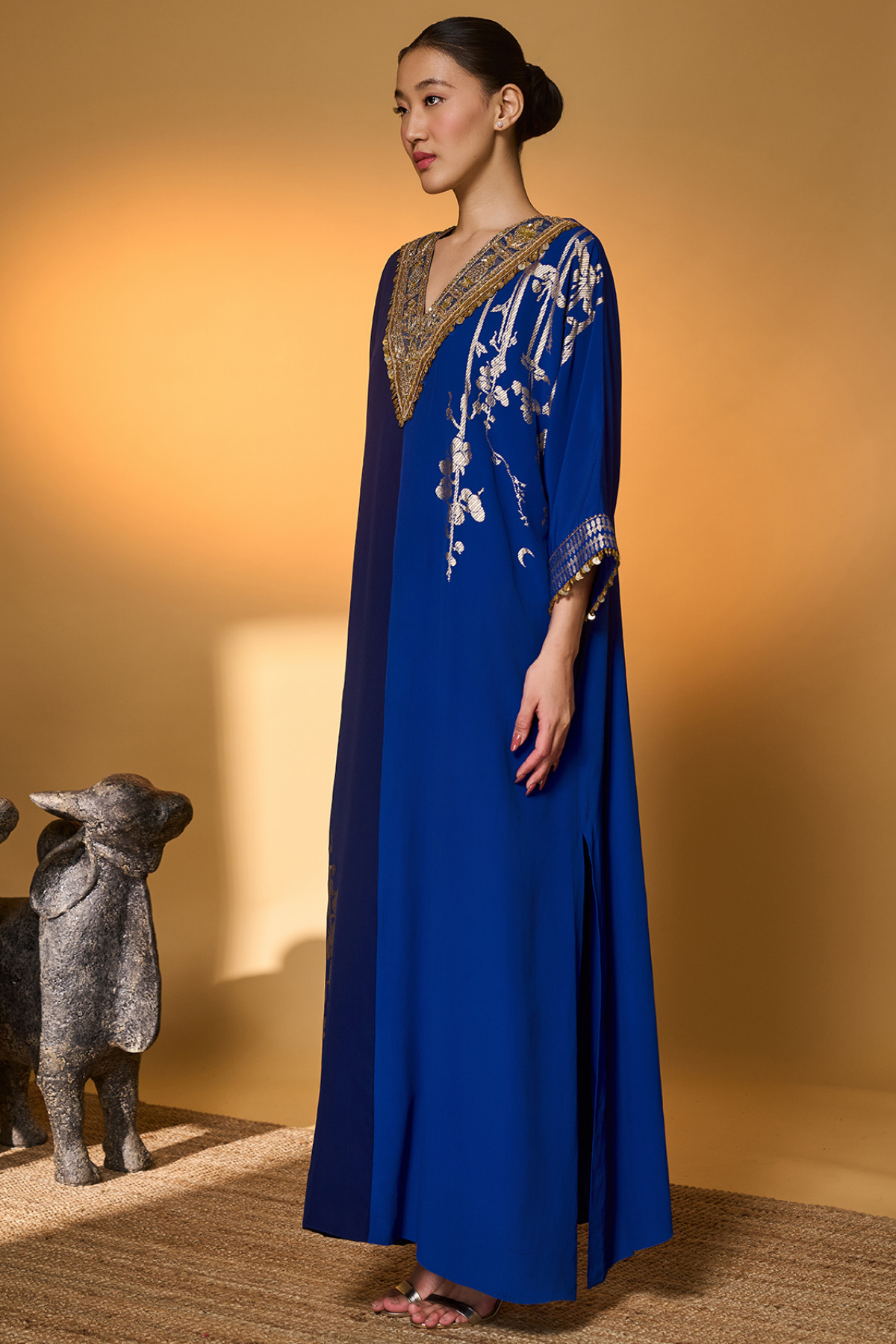 Blue Moonlight Melody Kaftan