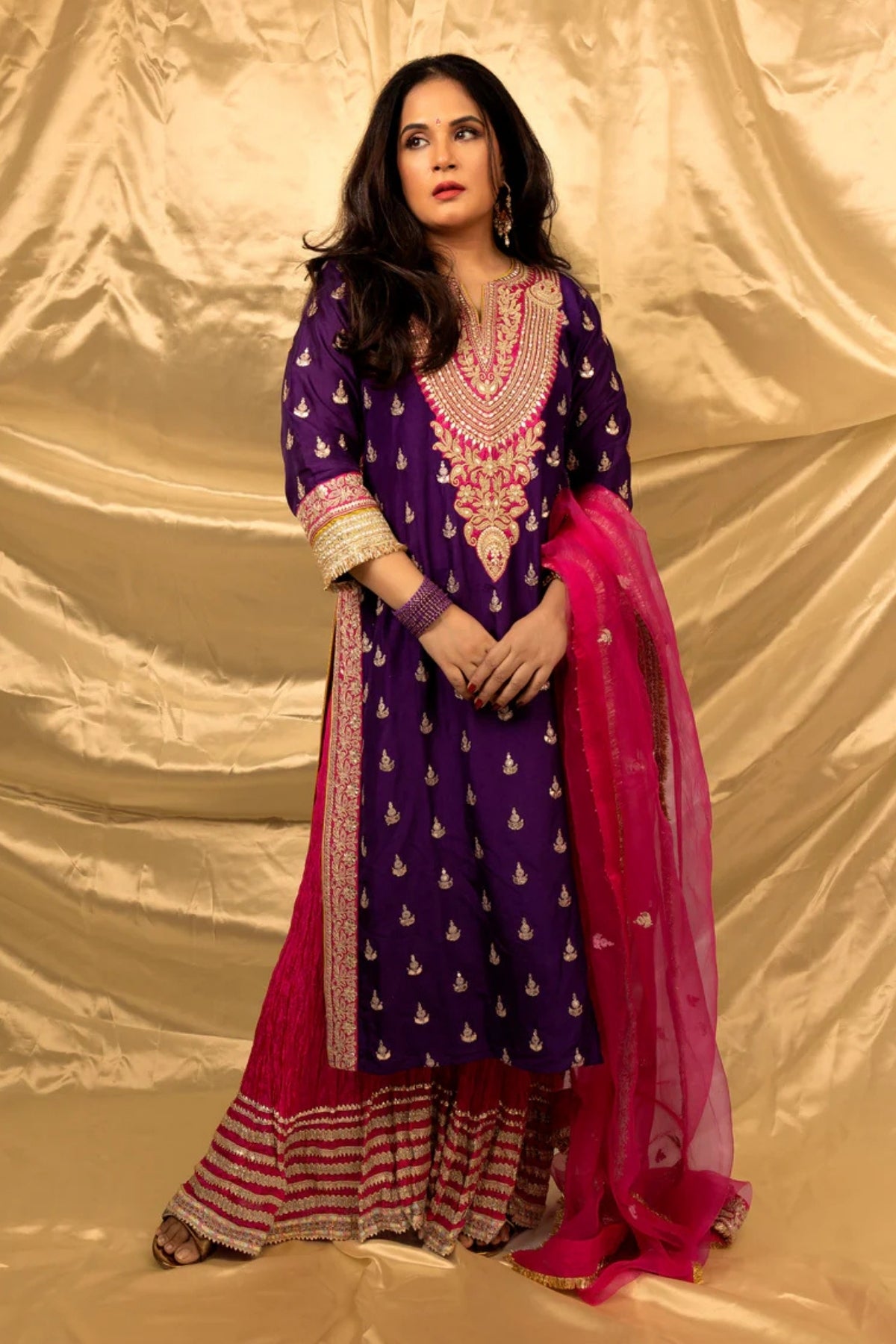 Richa Chadda in Fitoor Sharara Set