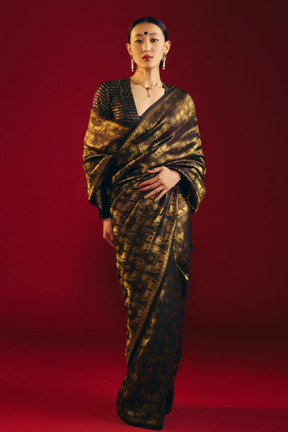 Soorma Chaand Chaukor Saree