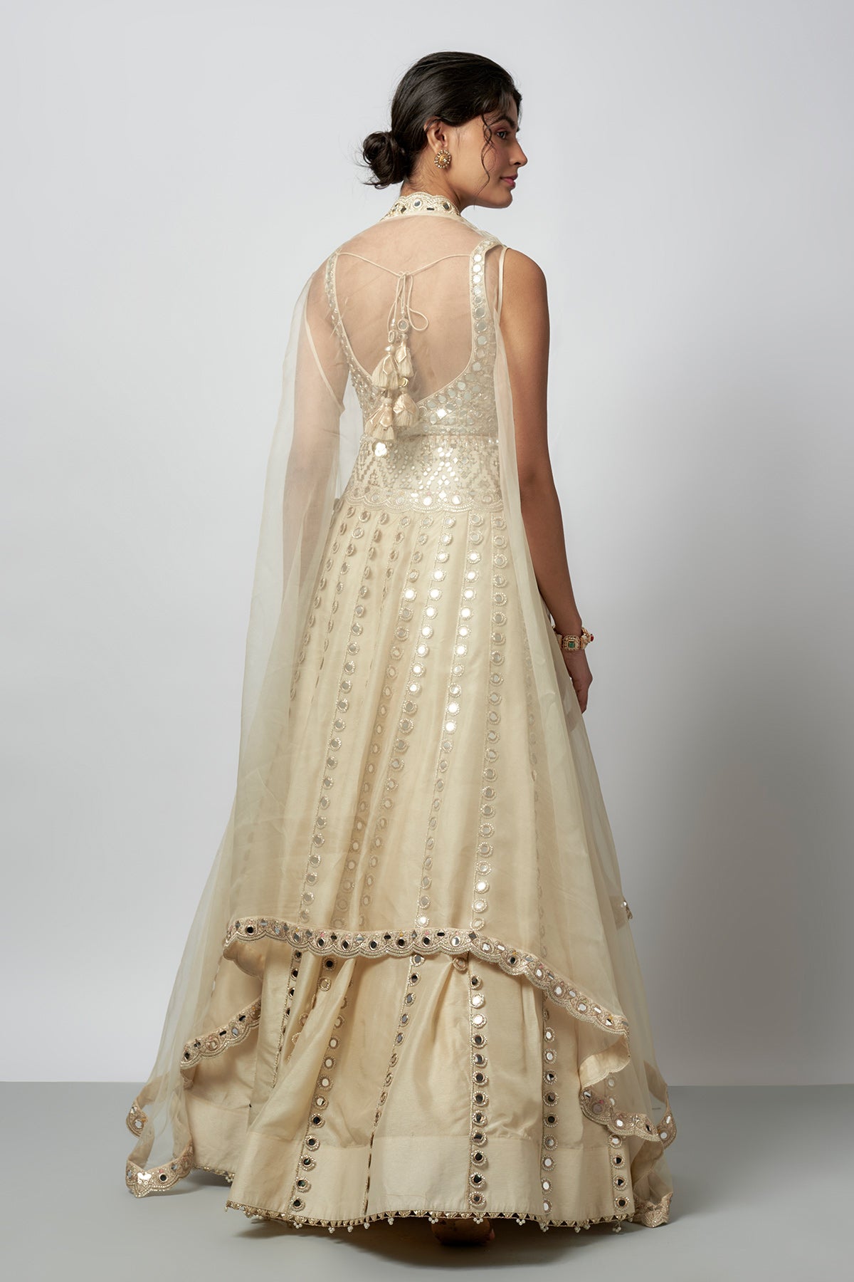 Nargis Fakri in Shravani Lehenga Set