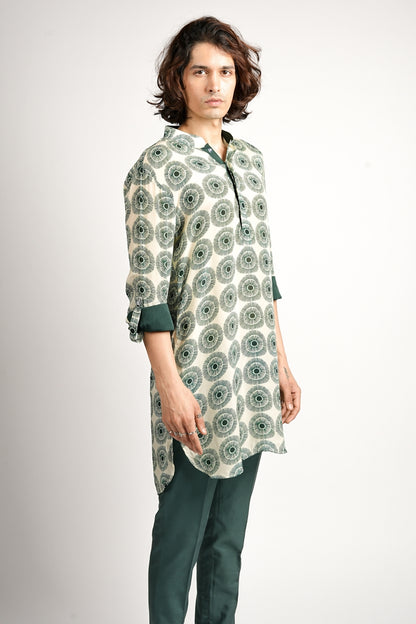 Kian Rolled Up Sleeve Kurta
