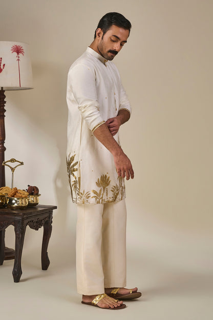 Ivory Backwater Postcard Kurta