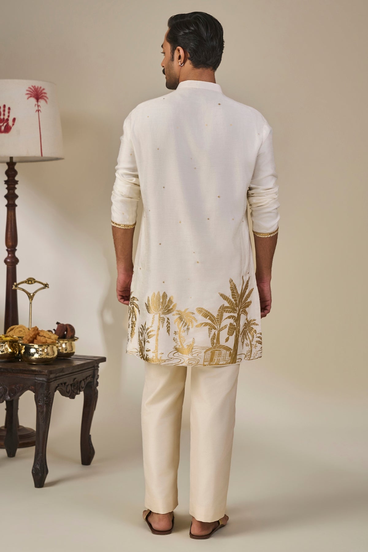 Ivory Backwater Postcard Kurta