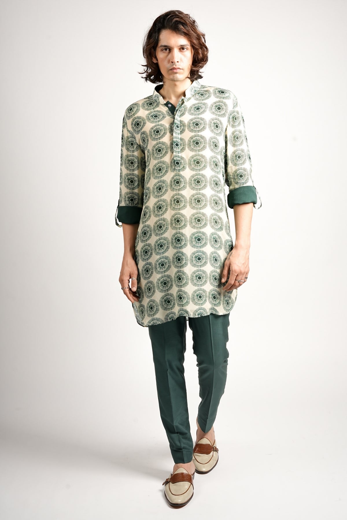Kian Rolled Up Sleeve Kurta