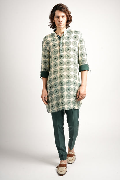 Kian Rolled Up Sleeve Kurta