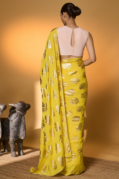 Yellow Haath Saree