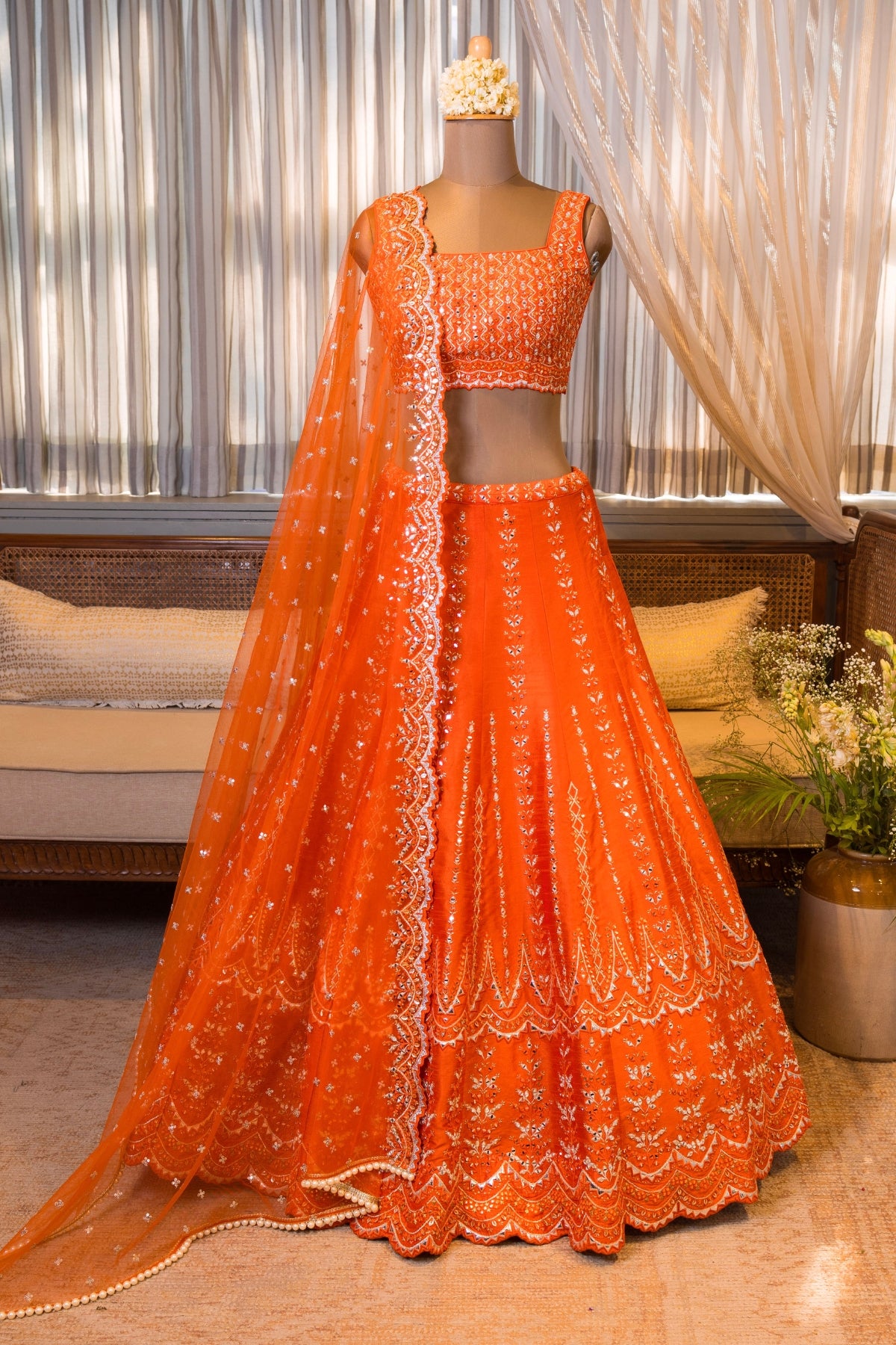 Neela In Orange
