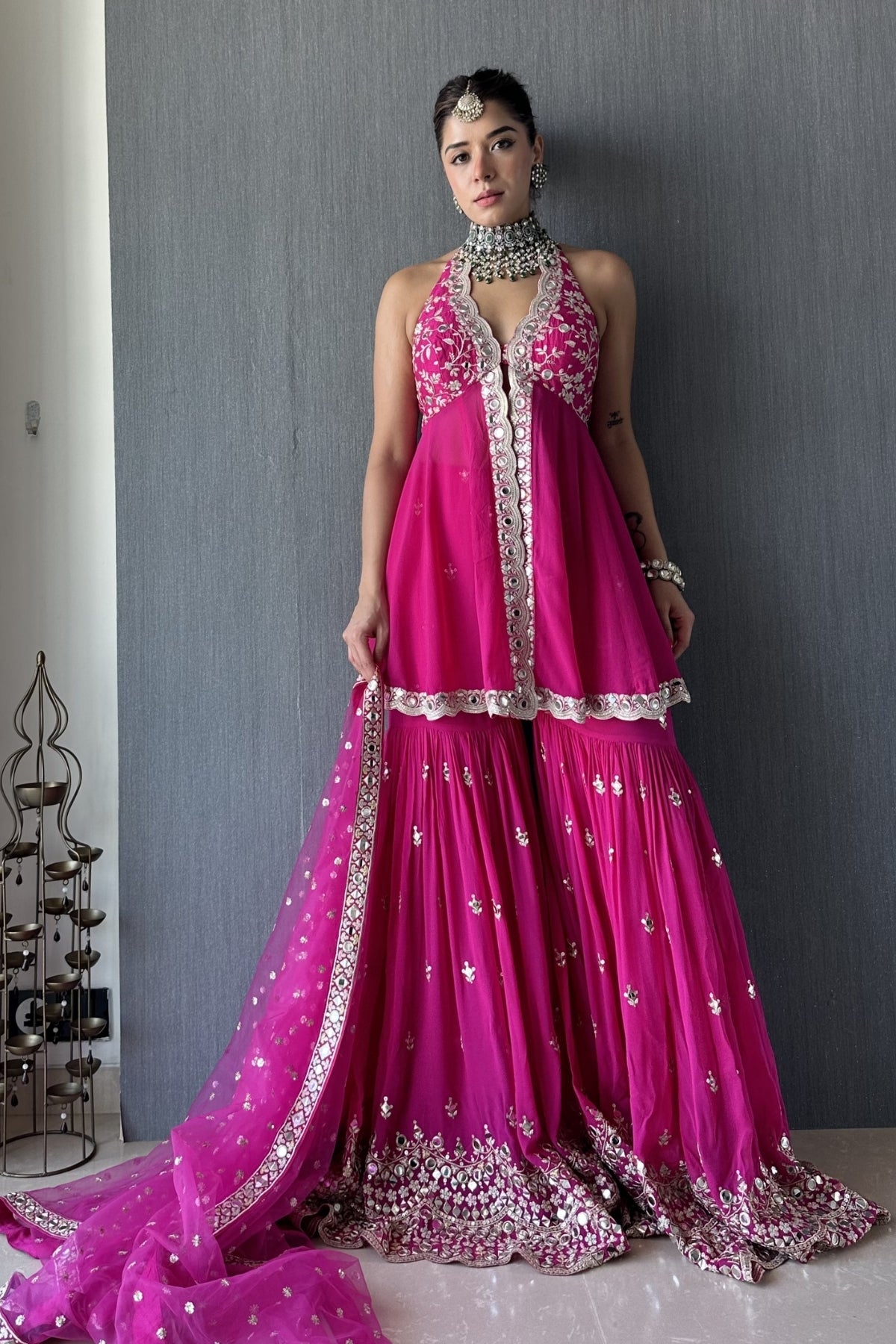 Sukhmani in Eila Sharara Set