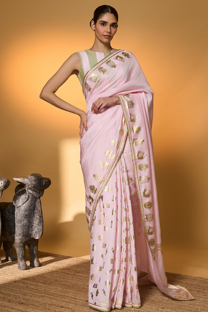 Baby Pink All Charms Saree