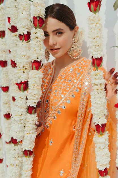 Aamna Sharif in Aadhira Sharara Set