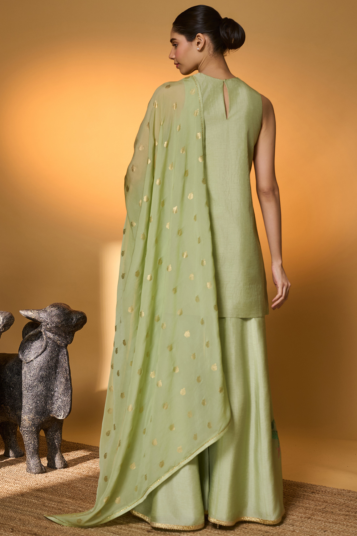 Mint Rose Blush Kurta Set