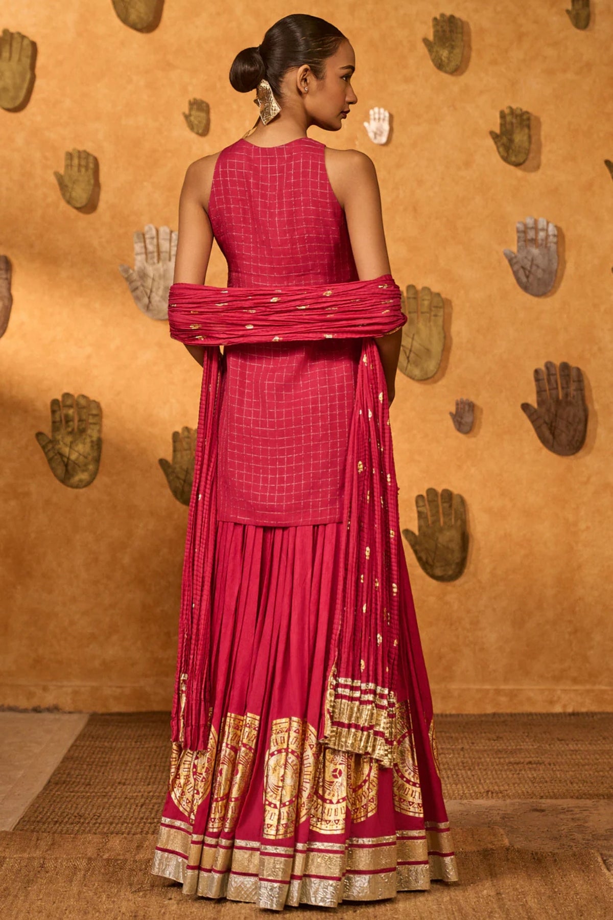 Raspberry Moonfish Skirt Set