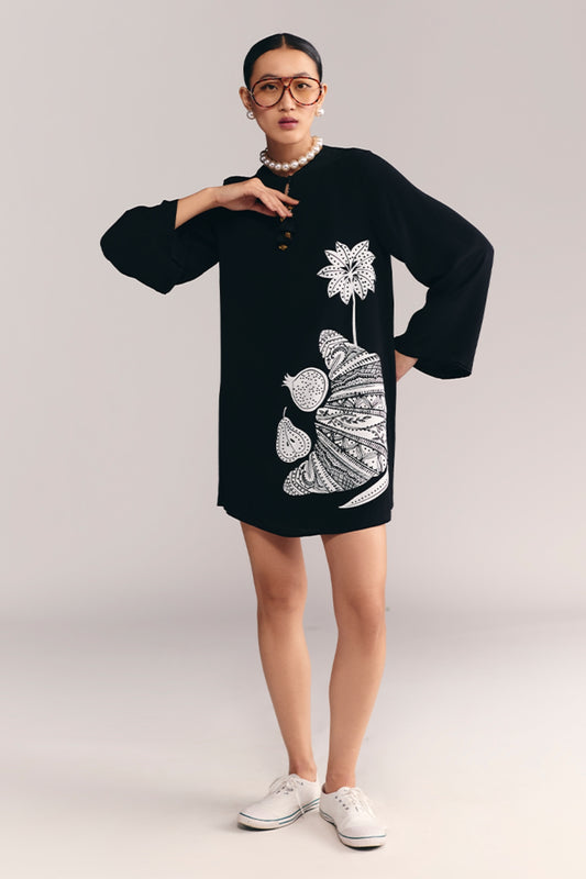 City Croissant Mini Dress