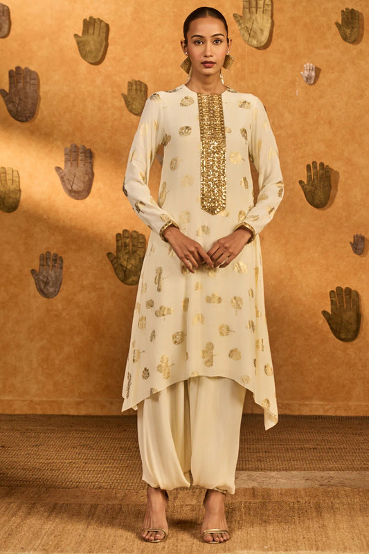 Ivory Windrose Kurta Set