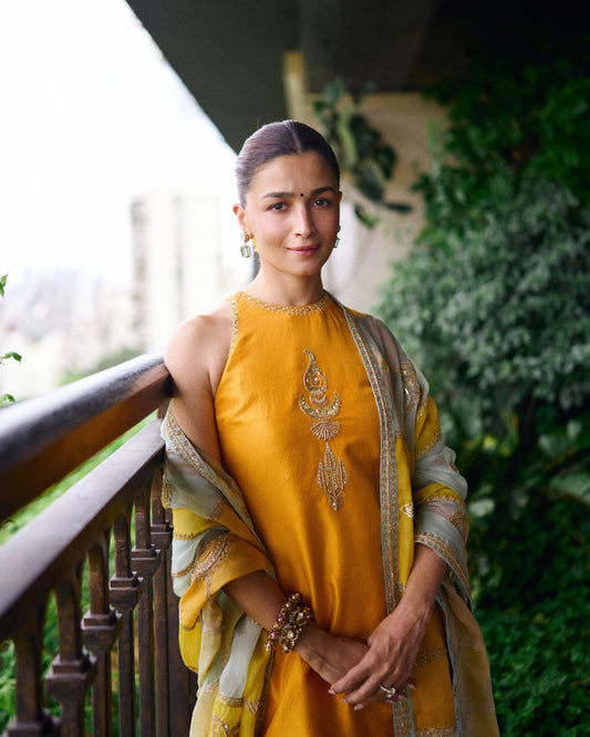 Marigold Mist Kurta Set