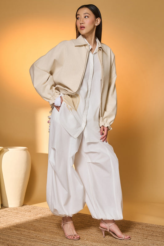 Ivory Pine-Code Jacket