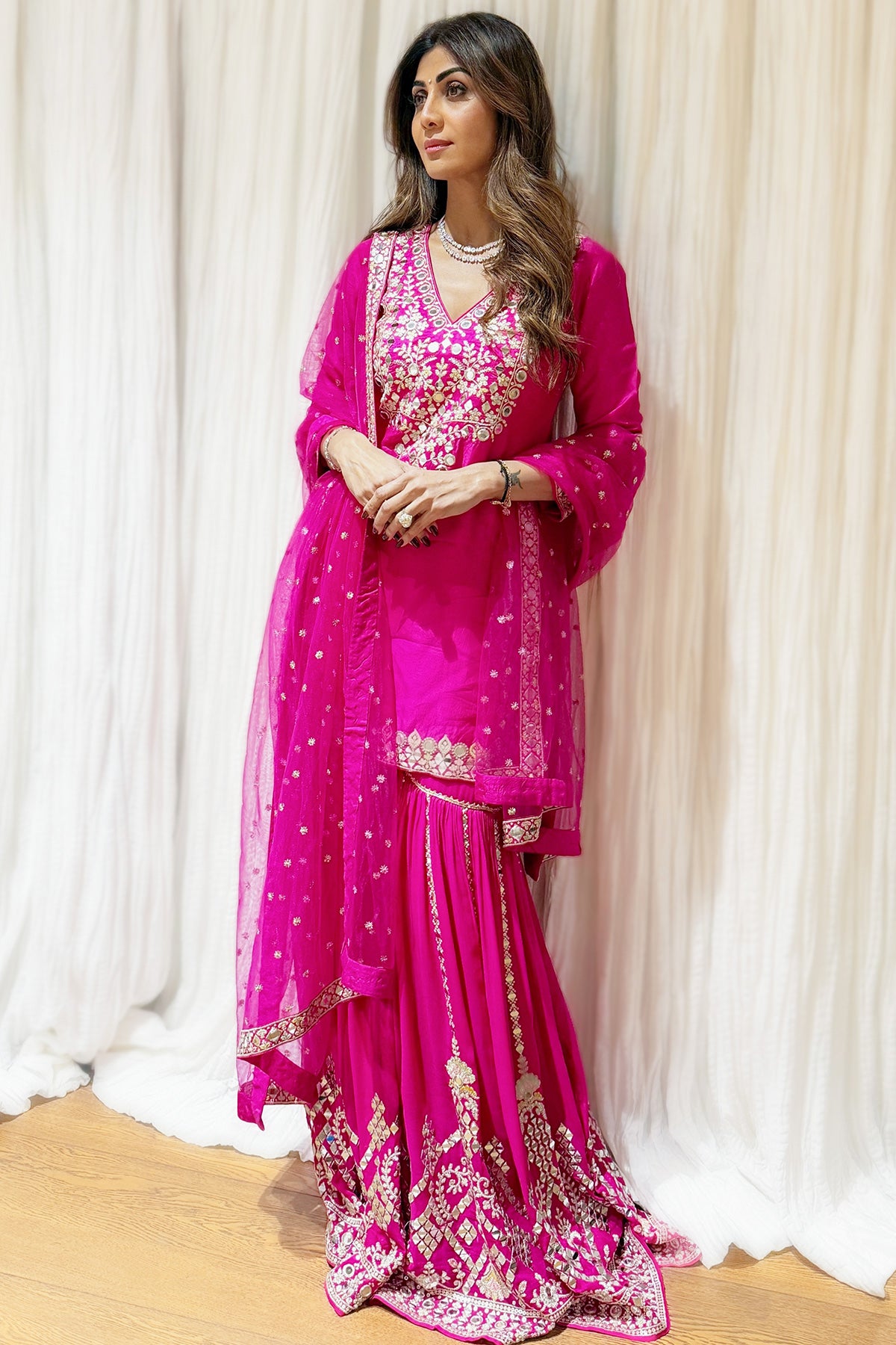 Shilpa Shetty in Ekantika Sharara Set