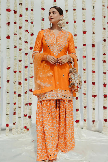 Aamna Sharif in Aadhira Sharara Set
