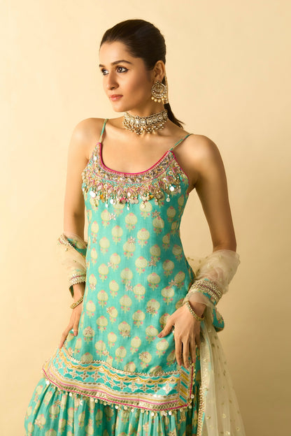 Ravina Strappy Sharara Set