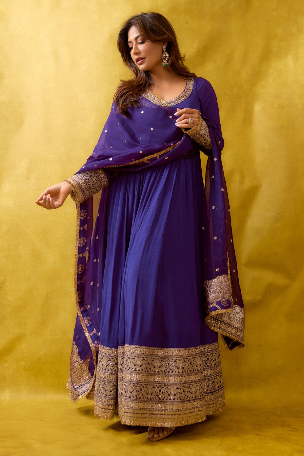 Chitrangda Anarkali Set