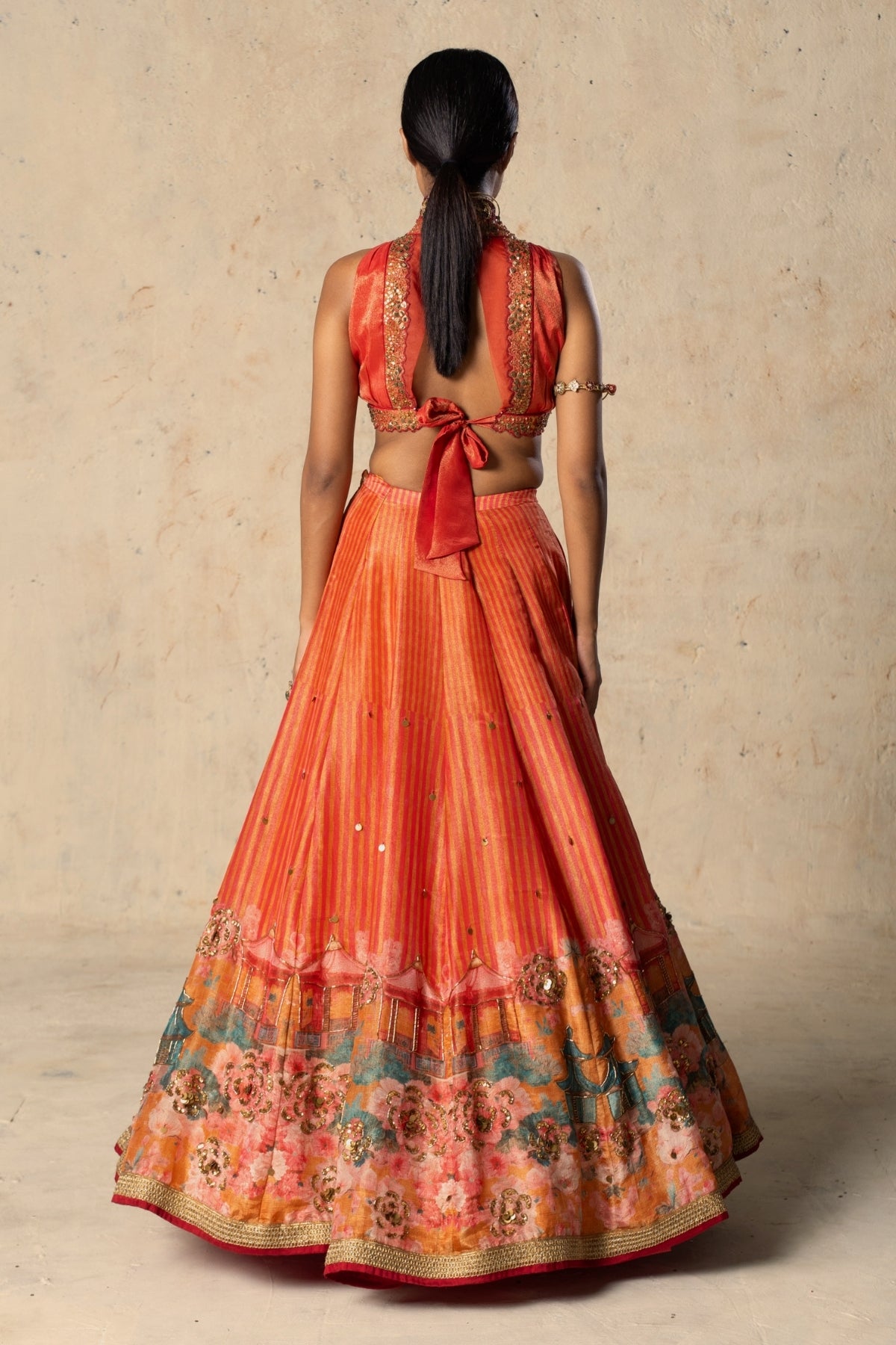 Saffron Radiance Lehenga Set