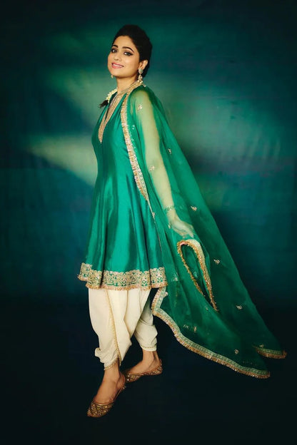 Shamita Shetty in Gitashri Dhoti Set
