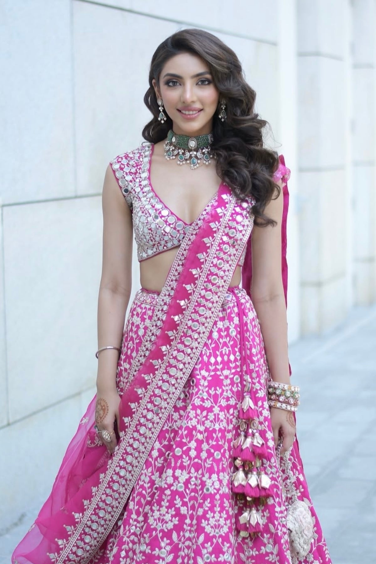 Mallika in Niranjana Lehenga Set